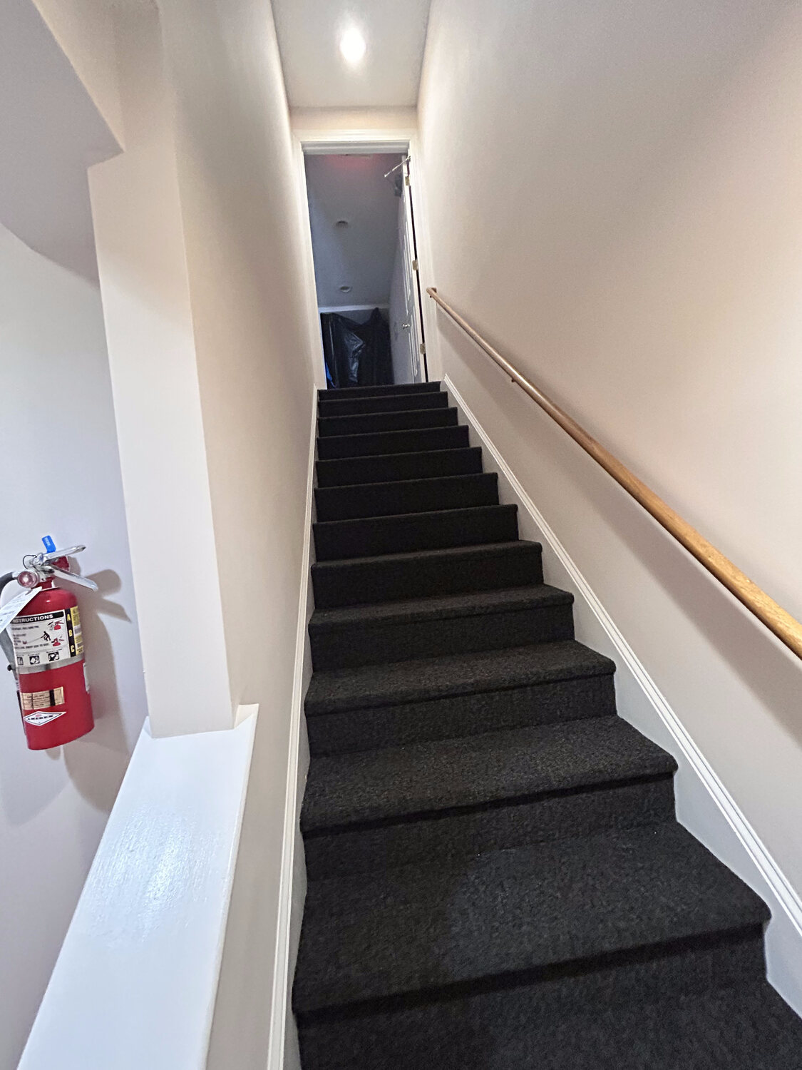 FIG interior renovation — 402 Evans, finished stairwell (after)