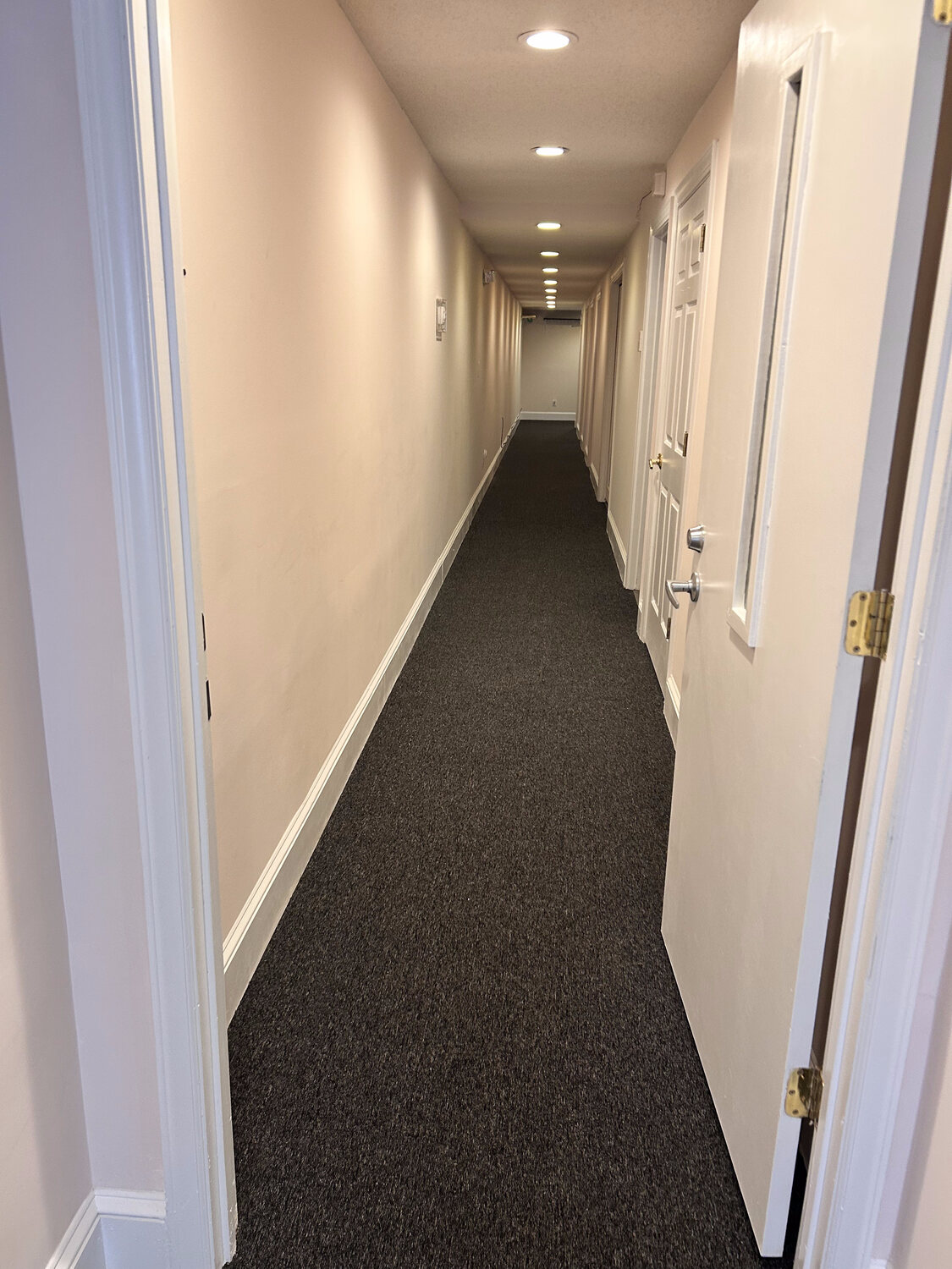 FIG interior renovation — 402 Evans, finished corridor (after)