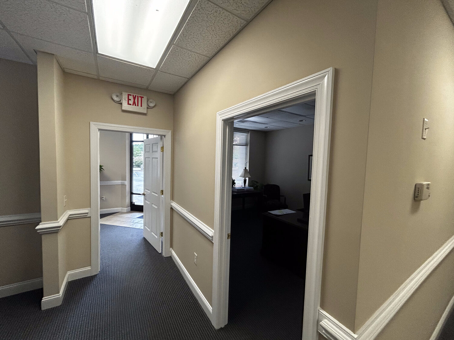 FIG interior painting — office corridor (finished)