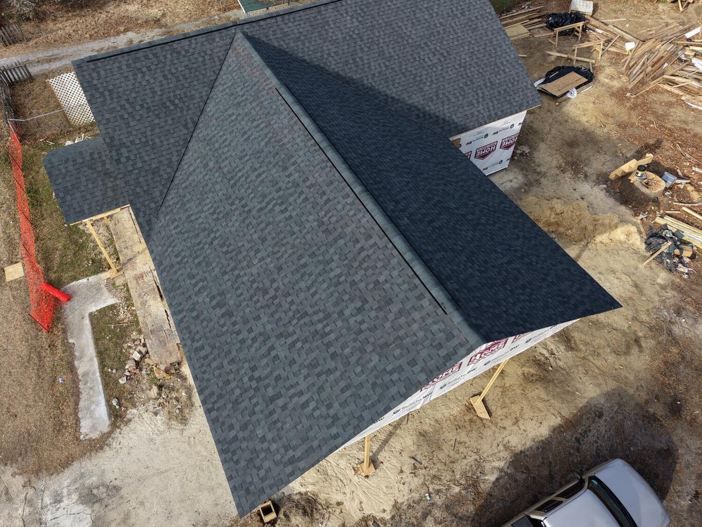 Completed FIG roofing — 3519 N. Railroad, finished architectural shingle roof