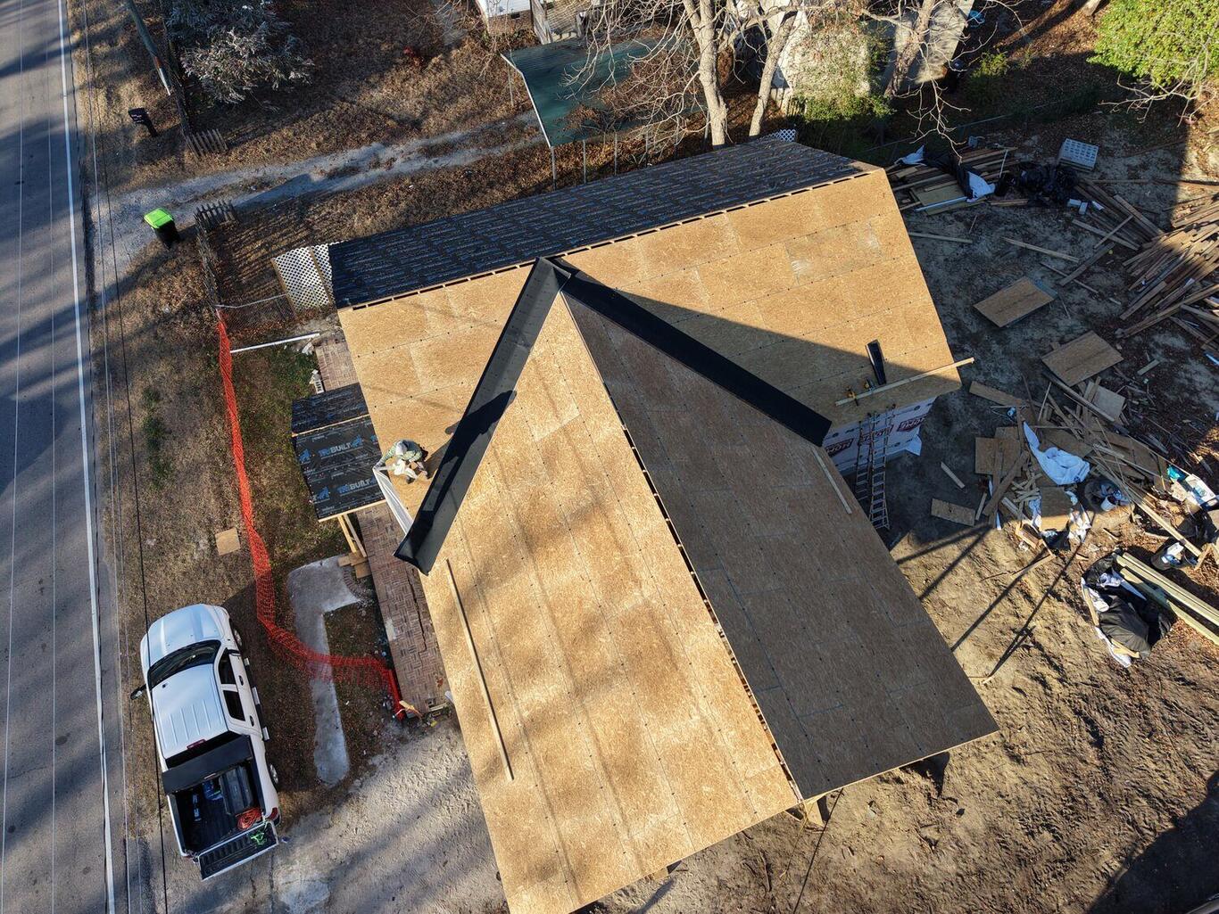 FIG roofing — 3519 N. Railroad, roof decking