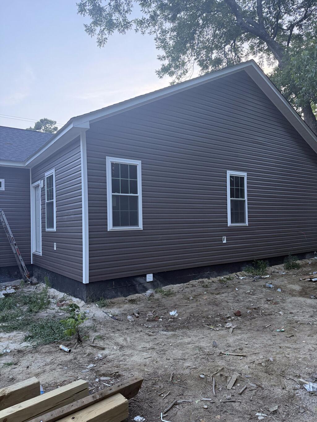 FIG new windows and exterior trim with siding